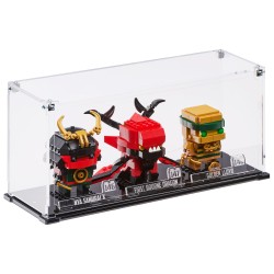 Display case for three LEGO® Brickheadz