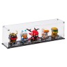 Display case for five LEGO® Brickheadz