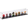 Display case for eight LEGO® Brickheadz