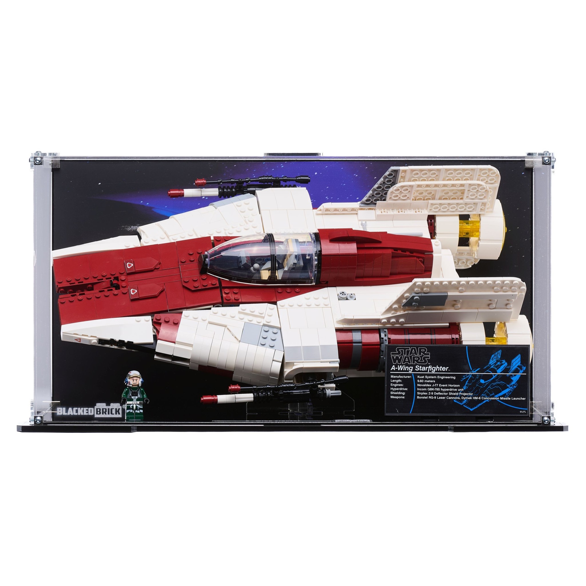 Display case for (75275) LEGO?� Star Wars�?� UCS A-Wing