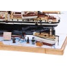 Display Case with wood for (10335, 40729) LEGO® Icons: The Endurance and Shackleton’s Lifeboat