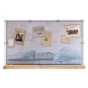 Display Case with wood for (10335, 40729) LEGO® Icons: The Endurance and Shackleton’s Lifeboat