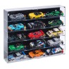 Wall mounted display case for 15x LEGO® Speed Champions Cars (5x3)