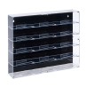 Wall mounted display case for 15x LEGO® Speed Champions Cars (5x3)