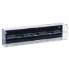 Wall mounted display case for 8x LEGO® Speed Champions Cars (2x4)