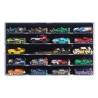 Wall mounted display case for 20x LEGO® Speed Champions Cars (5x4)
