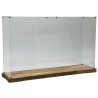 Display Case with wood for (21356) LEGO® Ideas: River Steamboat