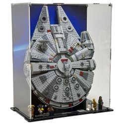 Angled Display Case for (75257) LEGO® Star Wars™ Millennium Falcon