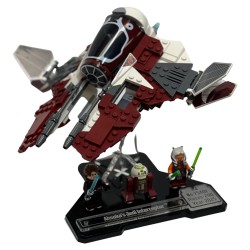 Display Stand for (75401) LEGO® Star Wars™ Ahsoka's Jedi Interceptor™