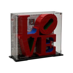 Display Case for (31214) LEGO® Art: Robert Indiana's LOVE
