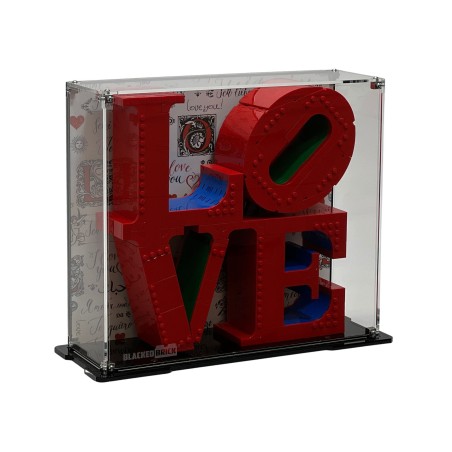 Display Case for (31214) LEGO® Art: Robert Indiana's LOVE