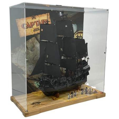 DISPLAY CASE FOR (10365) LEGO® ICONS: Captain Jack Sparrow's Pirate Ship