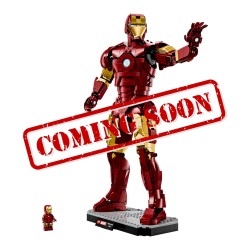 Display Case for (76344) LEGO® Marvel Super Heroes: Iron Man Mark 3 Collectors' Edition
