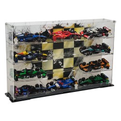 Display Case for 10 x LEGO® Speed Champions: Formula 1 Range