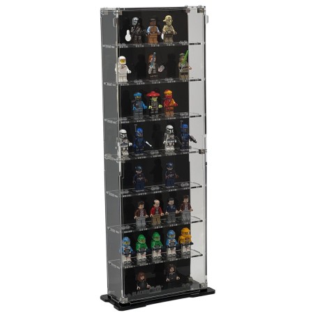 Display Case for 40x LEGO® Minifigures (8x5)