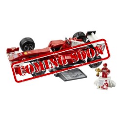 Display Case for (10375) LEGO® Icons Ferrari F2004 & Michael Schumacher