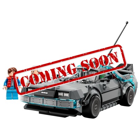 Display Case for (77256) LEGO® Speed Champions: Time Machine from Back to the Future