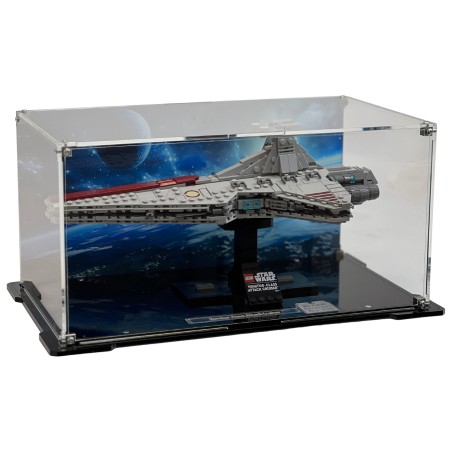 Horizontal Display Case for (75441) LEGO® Star Wars™ Venator-Class Attack Cruiser™