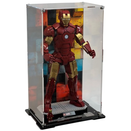 Display Case for (76344) LEGO® Marvel Super Heroes: Iron Man Mark 3 Collectors' Edition