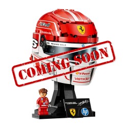 Display Case for (43014) LEGO® Scuderia Ferrari HP Charles Leclerc Helmet