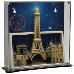 Display Case for (21064) LEGO® Architecture: Paris – City of Love