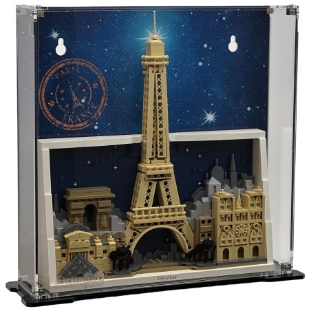 Display Case for (21064) LEGO® Architecture: Paris – City of Love