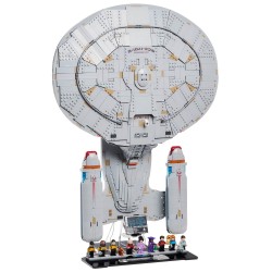 Display stand for (10356) LEGO® ICONS - Star Trek: U.S.S. Enterprise NCC-1701-D™