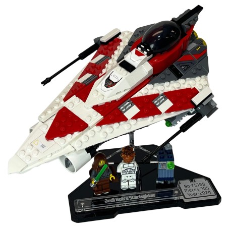 Display stand for (75388) LEGO® Star Wars Jedi Bob's Starfighter