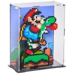 Display Case for (71438) LEGO® Super Mario™: Super Mario World™ Mario and Yoshi