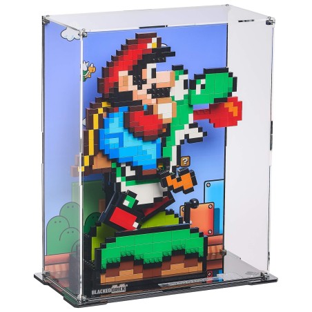 Display Case for (71438) LEGO® Super Mario™: Super Mario World™ Mario and Yoshi