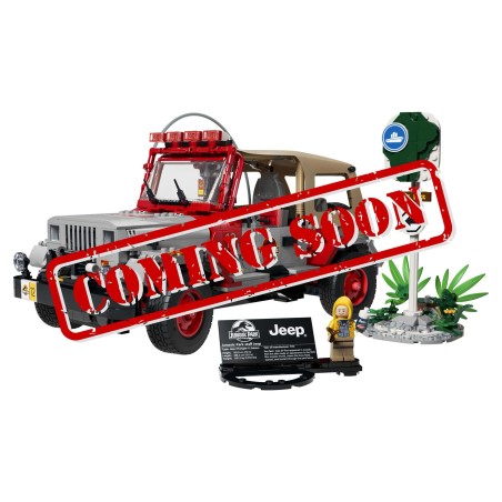 Display Case for (77984) LEGO® Jurassic World - Jurassic Park Jeep® Wrangler