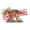 Display case for (77985) LEGO® Dinosaur Fossils: Triceratops