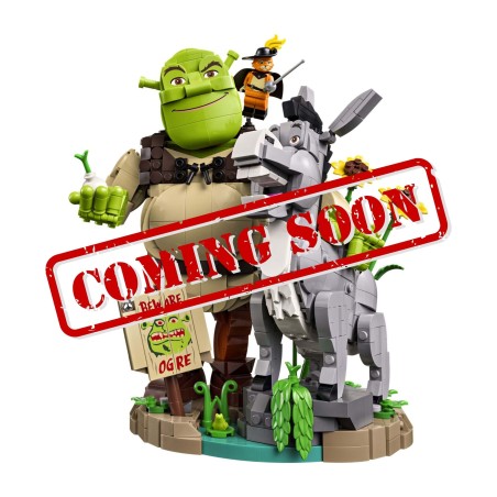 Display Case for (72423) LEGO® ICONS: Shrek, Donkey & Puss in Boots