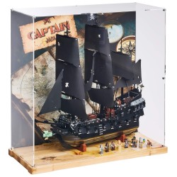 DISPLAY CASE FOR (10365) LEGO® ICONS: Captain Jack Sparrow's Pirate Ship