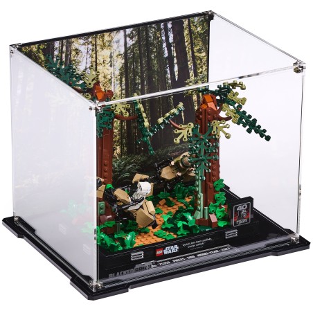 Display case for (75353) LEGO® Star Wars: Endor™ Speeder Chase Diorama