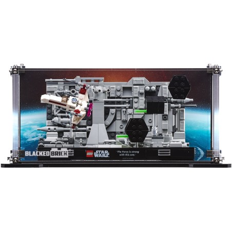 Display case for (75329) LEGO® Star Wars™ Death Star Trench Run Diorama