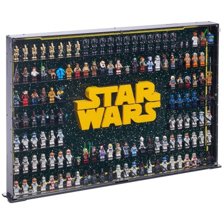 Display Case for (75407) LEGO® Brick-Built Star Wars™ Logo & 136 Minifigures
