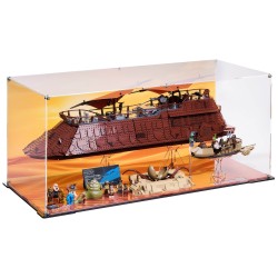 Display case for (75397, 75396) LEGO® Star Wars™ UCS Jabba’s Sail Barge and Desert Skiff & Sarlacc Pit