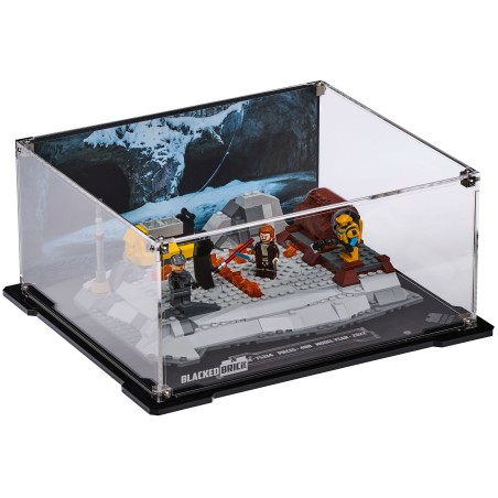 Display case for (75334) LEGO® Star Wars™ Obi-Wan Kenobi vs. Darth Vader Diorama