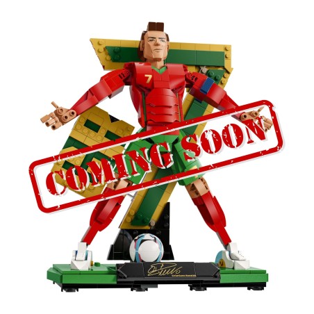 Display Case For (43016) LEGO® Editions: Cristiano Ronaldo – Soccer Legend