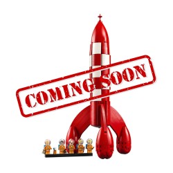 Display Case For (21367) LEGO® Ideas: Tintin® Moon Rocket