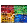 Display Case for (76462) LEGO® Hogwarts™ House Crest & 136 Minifigures