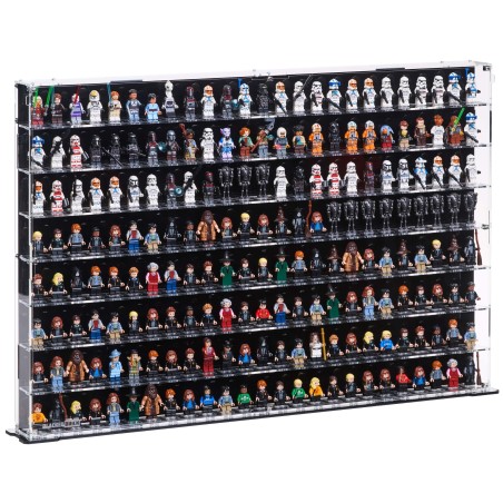 Display Case for 200x LEGO® Minifigures (8x25)