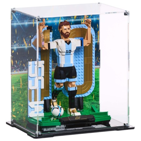 Display Case For (43015) LEGO® Editions: Lionel Messi – Soccer Legend