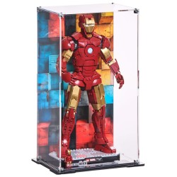 Display Case for (76344) LEGO® Marvel Super Heroes: Iron Man Mark 3 Collectors' Edition