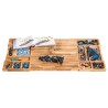 Oak Table Top with Organizers for building LEGO®