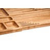 Oak Table Top with Organizers for building LEGO®