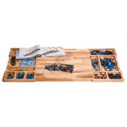 Beech Table Top with Organizers for building LEGO®
