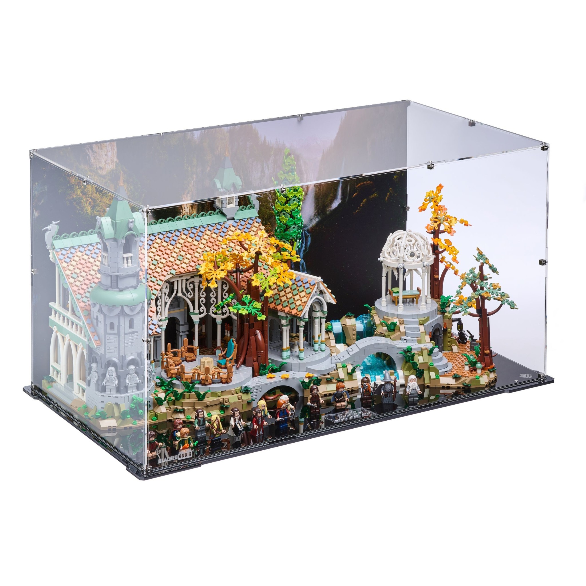 display case for lego rivendell