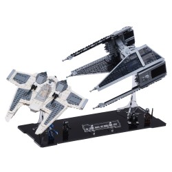 Display stand for (75348) LEGO® Star Wars Mandalorian Fang Fighter vs. TIE Interceptor™